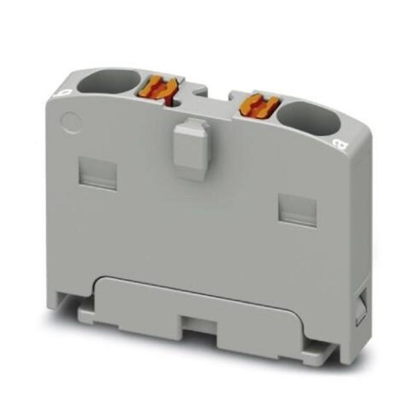 BLOQUE PARA DISTRIBUCIN PTFIX 2X1,5 GY 450V 17,5A CONEXIN PUSH-IN GRIS