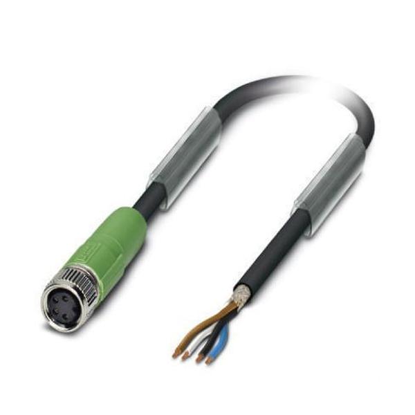 CABLE SAC-4P-5,0-PUR/M 8FS SH PARA SENSORES/ ACTUADORES