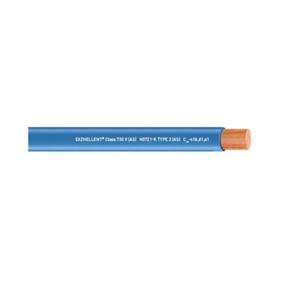 CABLE EXZHELLENT CLASS 750V AS H07Z1-K 1x1,5 AZUL (SE SUMINISTRA EN CAJA)