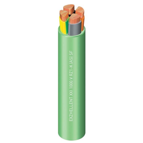 CABLE EXZHELLENT 1000V RZ1-K 0,6/1kV 2x6 VERDE