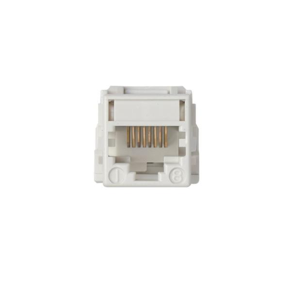 CONECTOR SIMON 75 RJ-45 ATT BLANCO NIEVE