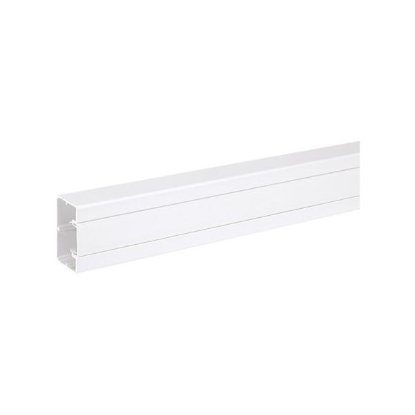 CANAL SIMON CANALIZACIN 90x55mm CON 1 COMPARTIMENTO PVC BLANCO NIEVE