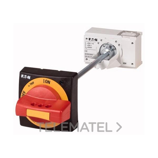 MANDO ACOPLADOR PUERTA NZM1-XTVDVR ROJO / AMARILLO GIRATORIO BLOQUEO