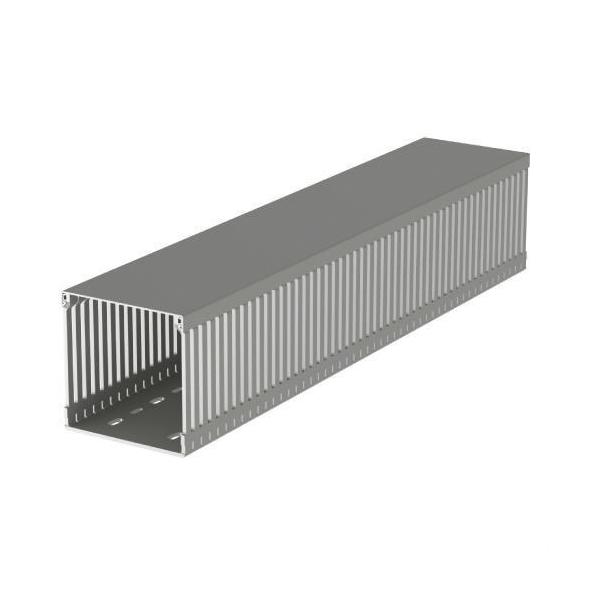 CANAL PARA CABLEADO 77 PVC-M1 100x100 U23X GRIS