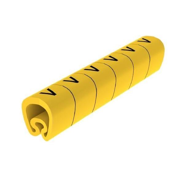 SEALIZACIN PVC PLSTICO 4-8mm -V-AMARILLO