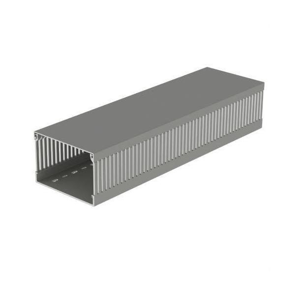 CANAL PARA CABLEADO 77 PVC-M1 100x150 U23X GRIS