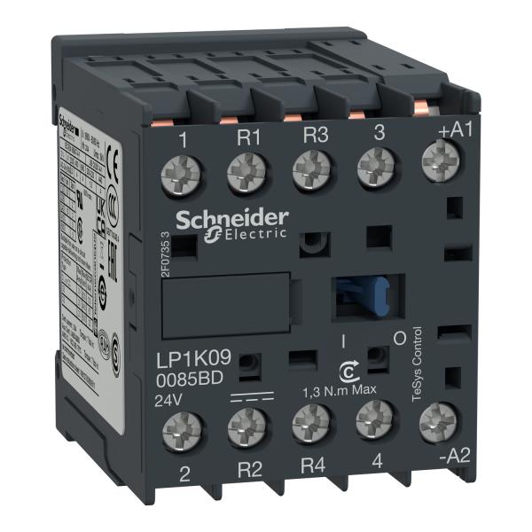 Contactor TeSys K - 4P(2 NA + 2 NF) - AC-1 - <= 440 V 20 A - 220 V bobina CC