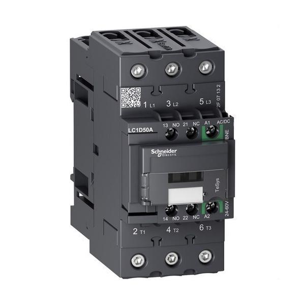 CONTACTOR 3P AC3 50A 24-60V AC/DC EVERLINK