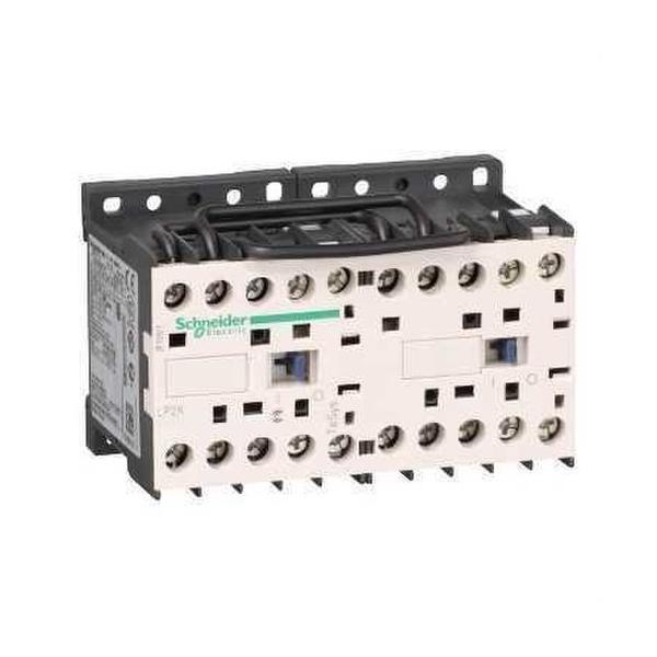 CONTACTOR DE INVERSIN 3P (3NA) 6A 24V DC 3kW