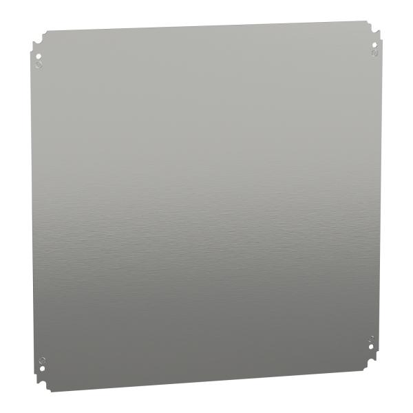 Placa de montaje de acero galvanizado. Dimensiones  600X600