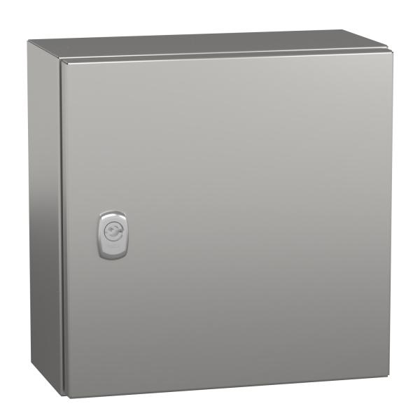 PanelSeT S3X armario mural de acero inoxidable 304L, acabado Scotch Brite®, H300xW300xD150 mm.