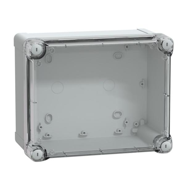 CAJA INDUSTRIAL POLICARBONATO 241x194x127 TAPA TRANSPARENTE