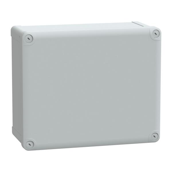 Caja industrial de policarbonato; PanelSeT TBP IP66 IK08 291X241X128 tapa PC ceiga altu 20mm