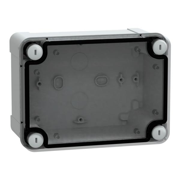 CAJA INDUSTRIAL ABS 164x121x67 TAPA TRANSPARENTE