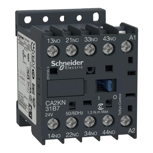Contactor auxiliar TeSys CA2K - 3NA+1NF 24VCA