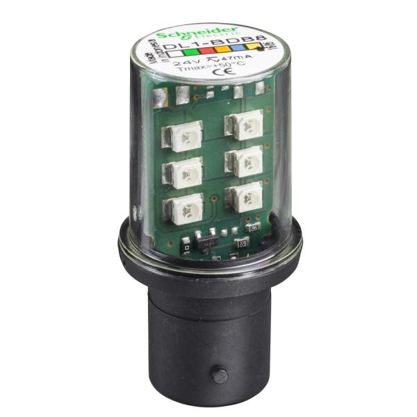 LMPARA LED 24V BA15D AMARILLO