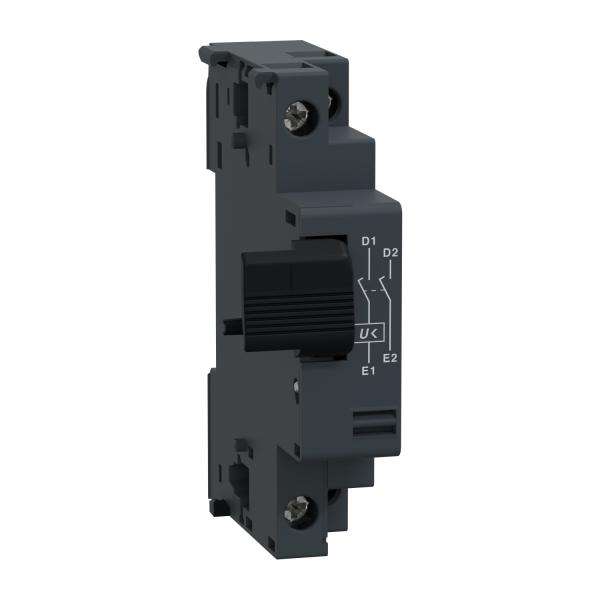 Bobina de disparo mínima (MN), TeSys GV2, 380-400V CA 50Hz / 440V CA 60Hz, dispositivo de seguridad para usar con GV2ME