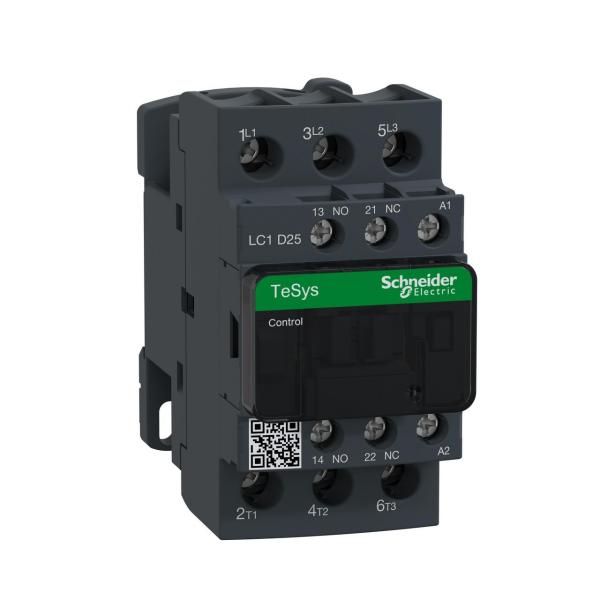 CONTACTOR 25A 3 POLOS (3 NA) 1 NA/1 NC 24V 50-60Hz