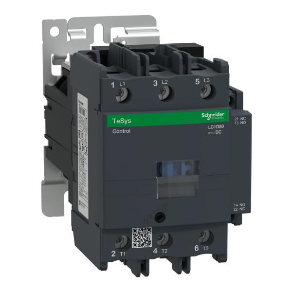 CONTACTOR 80A 1 NA/1 NC 24V CC-AR ANTIPARSITO