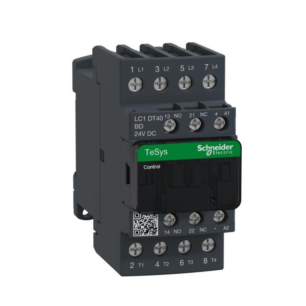 CONTACTOR 40A 1 NA/1 NC 24V CC-AR ANTIPARSITO 4P