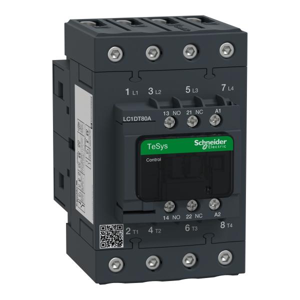 Contactor Tesys D - 4P(4 NA) - AC-1 - <= 440 V 80 A - 48 V CA 50/60 Hz bobina