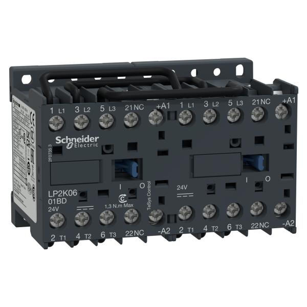 Inversor Tesys K - 3P(3 NA) - AC-3 - <= 440 V 12 A - 24 V bobina CC