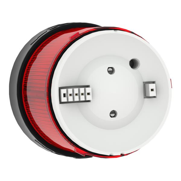 Unidad iluminada - luz intermitente - vermelha - 230 v ac