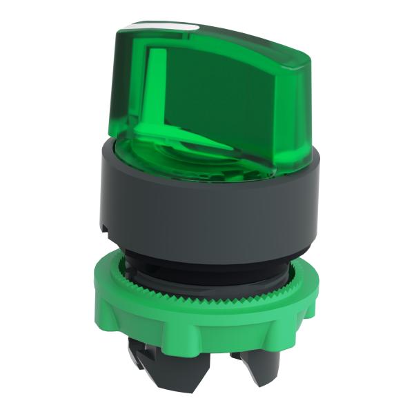 Harmony XB5 - Cabeza selector luminoso  2 posiciones   verde