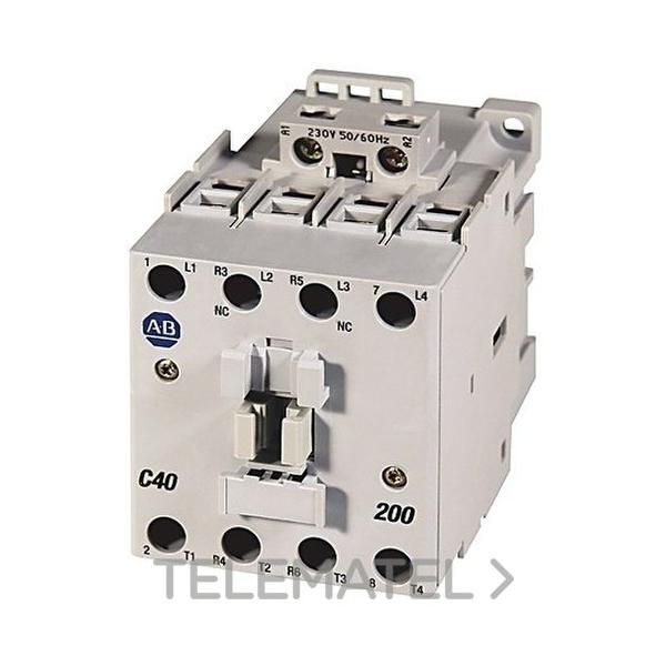 CONTACTOR TRIPOLAR MANDO CA 63A 230V 50/60Hz