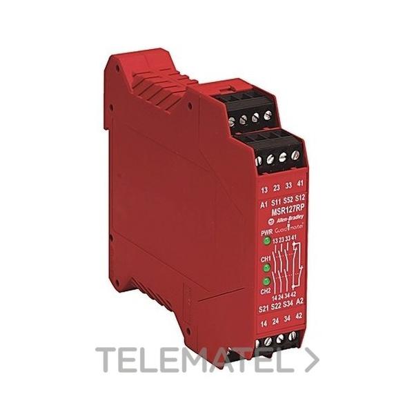 REL SEGURIDAD MSR127T 24V AC/CC