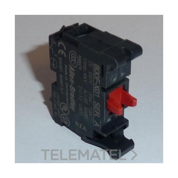 BLOQUE CONTACTO CERRADO 800F-X01