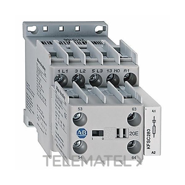 CONTACTOR MCS-MINI 4Kw/400V 24V CC TRIPOLAR TORNILLO