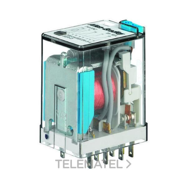 REL ENCHUFABLE CONTACTO PLATA 5A 4NA NC 240V 50/60