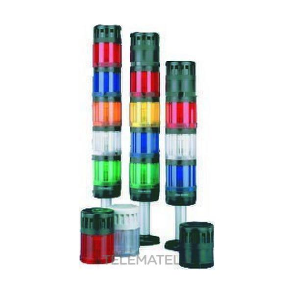 COLUMNA LUMINOSA 24V AC/CC LED FIJO VERDE