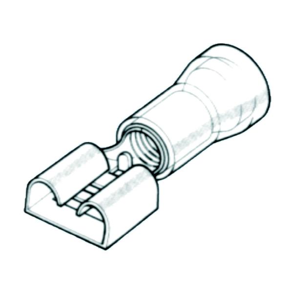 TERMINAL ENTRADA PLANA H-0,25x1,5 PARA L4,8x0,5 LATN