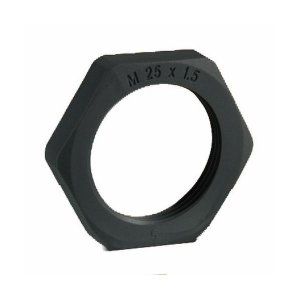 TUERCA M25x1,5PA NEGRO RAL 9005