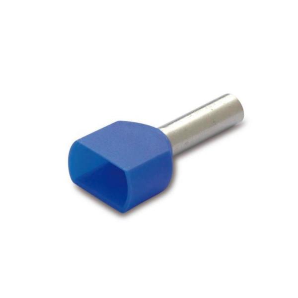 PUNTERA 2 CABLES AISLADO 2x0,75mm² L8 AZUL