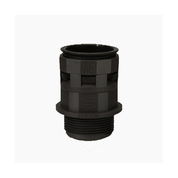 RACOR RECTO DN 23 M25x1.5 NEGRO