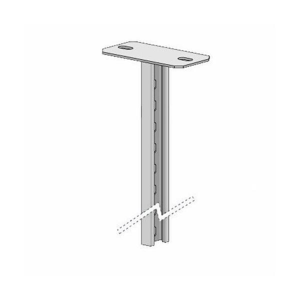 PERFIL C21 CON PLETINA 500mm GALVANIZADO CALIENTE