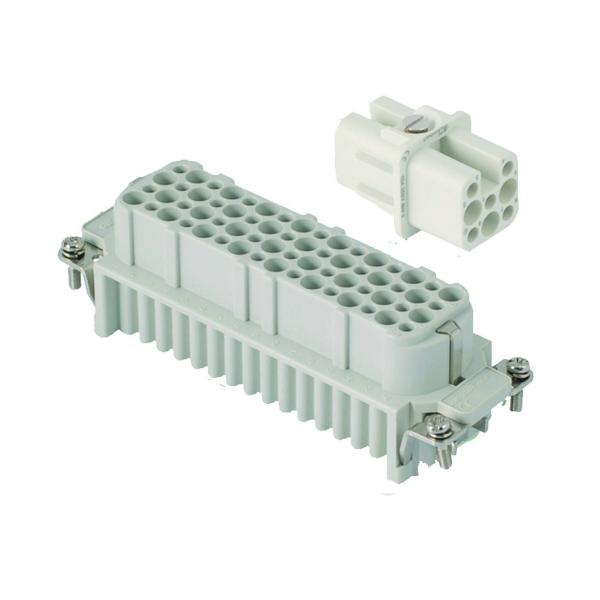 BLOQUE CONTACTO S-D SOPORTE PARA CONTACTOR HEMBRA 7 POLOS BLANCO