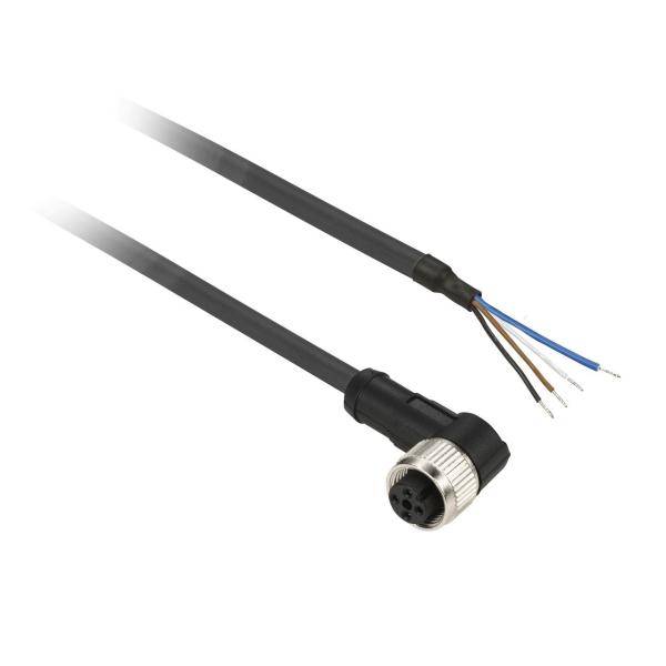 CONECTOR M8 ACODADO