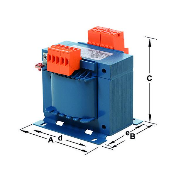 TRANSFORMADOR MONOFSICO NRG 63VA 0-230-400/24V