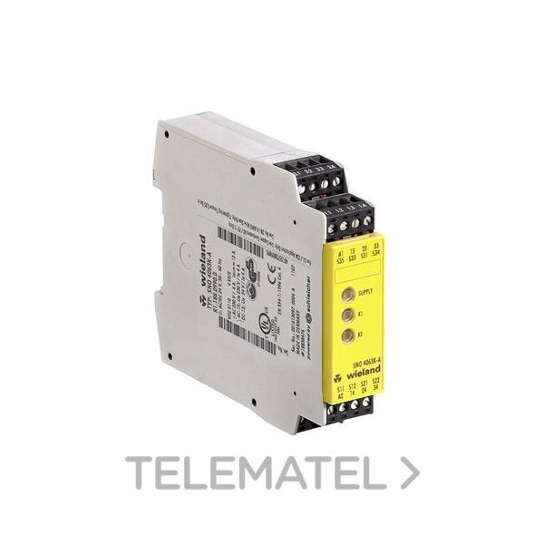 RELÉ SEGURIDAD SNO4063K-A AC 230V 50-60Hz