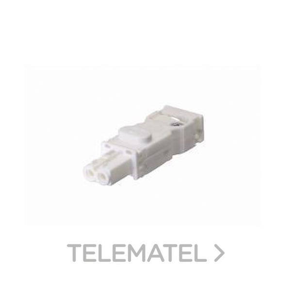 CONECTOR GESIS MINI 2P H AÉREO TORNILLO BLANCO