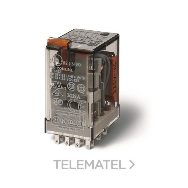 RELÉ INDUST.ENCHBL.ZOC.55,4 CTO.CONMD.7A,AGNI,24V DC,PULS.PBA.+DBL.LED+IND.MECN.