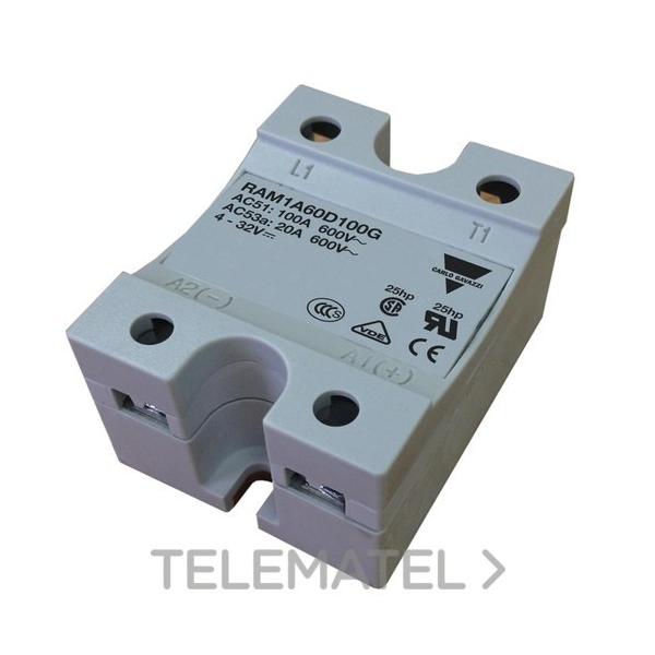 RELÉ 100ACA 20-280V CA 600V CA LED + VARISTOR