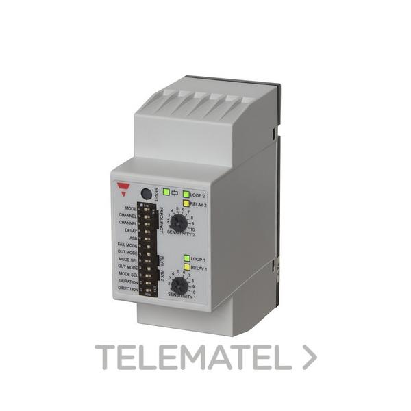 DETECTOR DE VEHCULO 2 LAZOS ENCHUFABLE SALIDA 2xSPDT 35,5x81x60,2