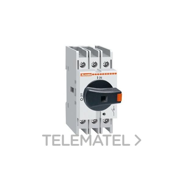 INTERRUPTOR TRIPOLAR 32A 11kW MANDO DIRECTO NEGRO