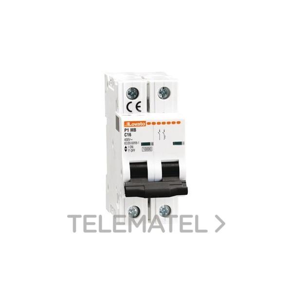 INTERRUPTOR AUTOMÁTICO MAGNETOTÉRMICO 6kA 1P+N CURVA C 10A
