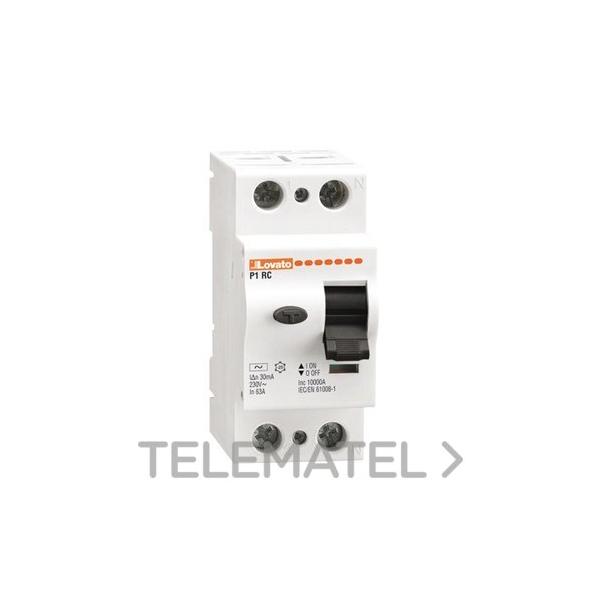 INTERRUPTOR DIFERENCIAL 2P 40A/30mA TIPO CA